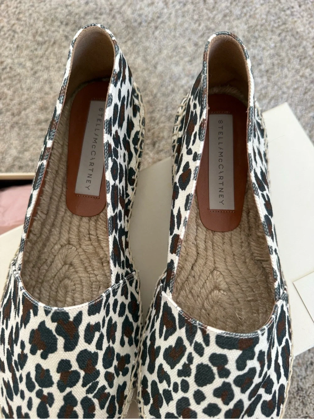 Vintage Stella McCartney Print Espadrille Flats - Women's Casual Slip-Ons